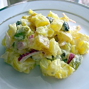 Салат из вешенки и картофеля Салат из вешенки и картофеля