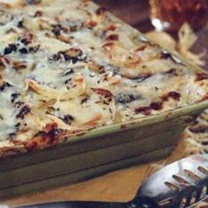 Картофель, запеченный с ветчиной и шампиньонами Картофель, запеченный с ветчиной и шампиньонами
